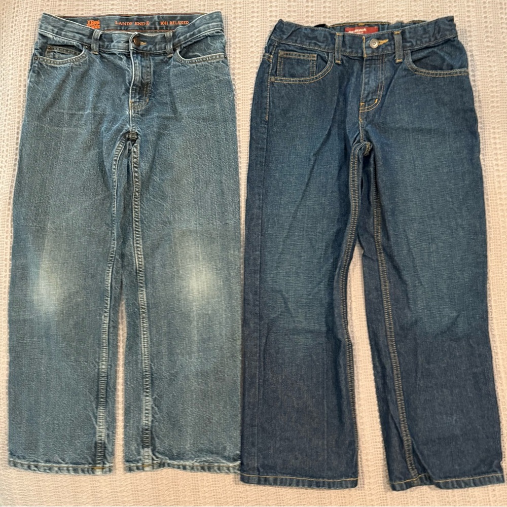 Boys Husky Jeans- 2 Pairs